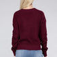 AMBIANCE APPAREL Striped Pullover Knit Sweater