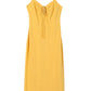 LILOU Casual Summer Tank Strap Dress with Back Split