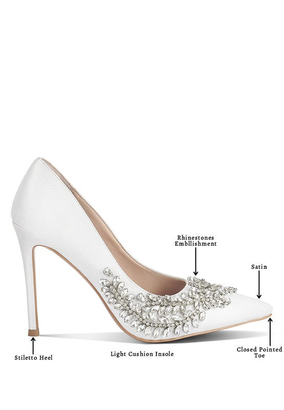 Ashlyn Rhinestones Embellished Stiletto Pumps