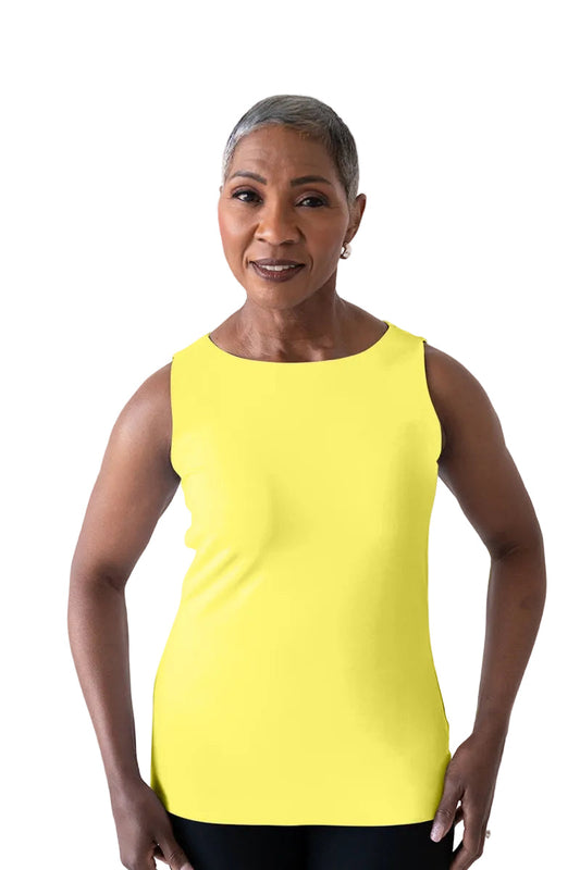 Christina Boatneck Sleeveless Shell-Seasonal Colors