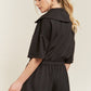 JADE by JANE Terry Zip-front Romper