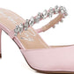 RAG & Co. Sena Formal Pointed Diamante Stiletto Mules Sandals
