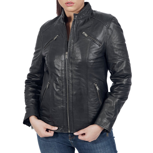 Miak Biker Leather Jacket