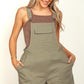 VERY J Adjustable Suspender Overalls with Pockets