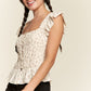 JADE by JANE Plus-size Floral Print Ruffled top