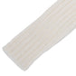 LILOU Ivory Variegated Rib V neck Sweater