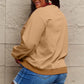SIMPLY LOVE Full Size "SANTA'S FAVORITE" Round Neck Sweatshirt