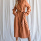 JADE by JANE Long Button down Plus-size Shirt Dress