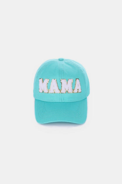 ZENANA "MAMA" Chenille Patch Baseball Cap