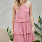 DAVI & DANI Casual Ruffle Sleeveless Mini Summer Dress