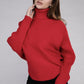 ZENANA Viscose Dolman Sleeve Turtleneck Sweater