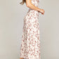 NUVI APPAREL Empire waist satin dress