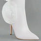 RAG & Co. Chinkara Sheer Big Rose Detail Long Boots