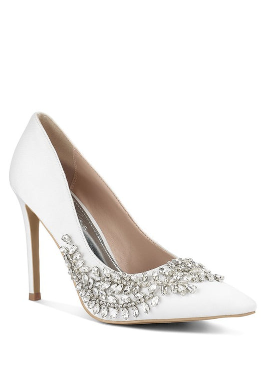Ashlyn Rhinestones Embellished Stiletto Pumps