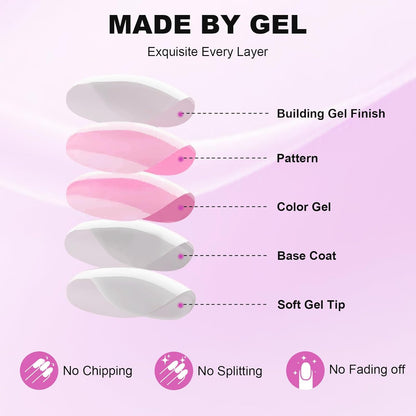 Starlight Shimmer Coffin Nails  - Press on Nails | Long Lasting & Reusable