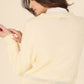 LILOU Wool Blended Sheer Cardigan