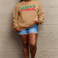 SIMPLY LOVE Full Size "SANTA'S FAVORITE" Round Neck Sweatshirt