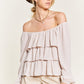 JADE by JANE Tiered flounce designed Top JJT5023