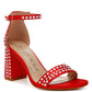 RAG & Co. Klebba Pearls Embellished Satin Sandals