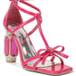 RAG Company Affluence T Strap Stone Encrusted Heeled Sandal