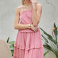 DAVI & DANI Casual Ruffle Sleeveless Mini Summer Dress