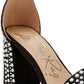 RAG & Co. Klebba Pearls Embellished Satin Sandals