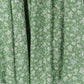 LILOU Green Floral Smocked Summer Dress
