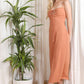 LILOU Casual Summer Tank Strap Dress with Back Split