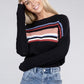 AMBIANCE APPAREL Striped Pullover Knit Sweater