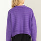 HYFVE Cute Mood Crop Shoulder Cropped Cardigan Sweater
