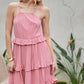DAVI & DANI Casual Ruffle Sleeveless Mini Summer Dress