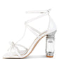 RAG Company Affluence T Strap Stone Encrusted Heeled Sandal