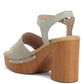 RAG & Co. Daniela Suede High Block Sandals