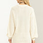 HYFVE Cable-Knit Ribbed Mini Sweater Dress