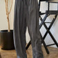 DAVI & DANI Stripe Button Down Shirt and Long Pants Set