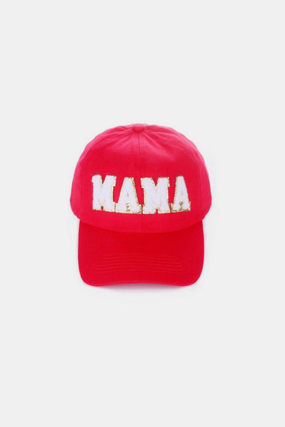 ZENANA "MAMA" Chenille Patch Baseball Cap