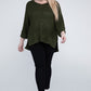 EESOME Plus Size Crew Neck Knit Sweater