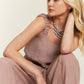 JADE by JANE Elastic Strap Tiered Plus-size Jumpsuit