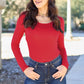 BASIC BAE Full Size Round Neck Long Sleeve Bodysuit