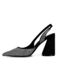 RAG & Co. Saranna Rhinestone Embellished Suede Heel Sandals
