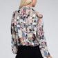NUVI APPAREL Chiffon Floral Blouse