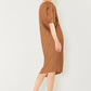 Marina West Swim Pleated Dolman Sleeve Dress