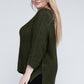 EESOME Plus Size Crew Neck Knit Sweater