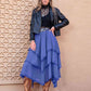 CLAUDIA G Tasha Tiered Midi Skirt