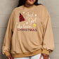 SIMPLY LOVE " Just a girl who loves Christmas" Full Size Graphic Sweatshirt