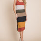 JADE by JANE Knit Color Block Pencil Tank Casual Dress