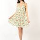 VERY J Women's Casual Summer Floral Mini Tank Dress with Ruffle