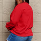 SIMPLY LOVE Full Size "SANTA'S FAVORITE" Round Neck Sweatshirt