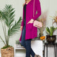 Celeste Full Size Open Front Cardigan with Pockets