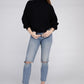 ZENANA Viscose Dolman Sleeve Turtleneck Sweater